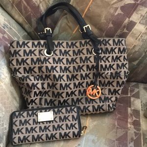 Michael Kors purse and wallet